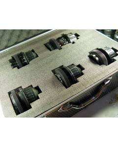 Set of LOMO lenses is Arri PL mount - 22mm, 28mm, 35mm, 50mm, 75mm