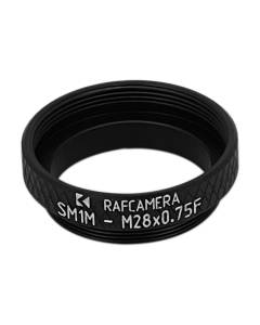 SM1 male to M28x0.75 female thread adapter
