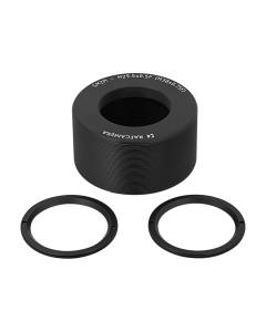 SM2 male to M29.5x0.5 female and M38x0.75 female thread adapter