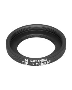 M42x0.75 (T2) female to M31x0.5 female thread adapter for SvBony SV161