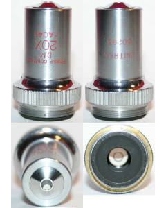 Unitron Microscope Objective - 20x0.40, Phase Contrast