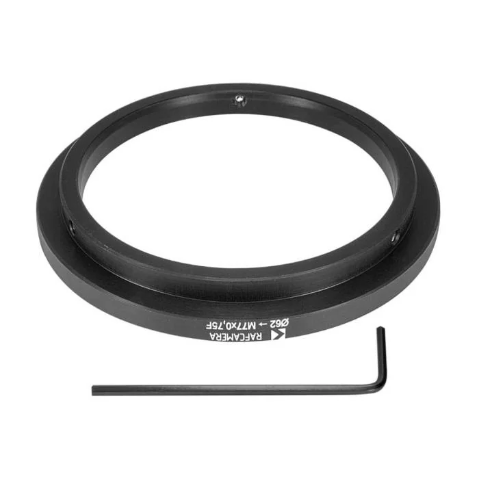 62mm clamp to M77x0.75 female thread adapter for MC Zenitar-M 2.8 