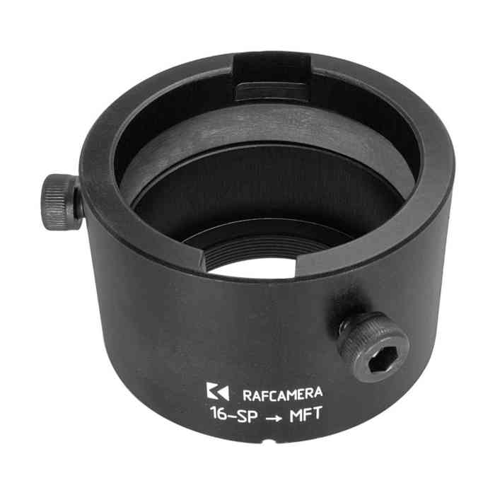 Krasnogorsk-2 (and 16-SP) lens to MFT (micro 4/3) camera mount adapter with screws