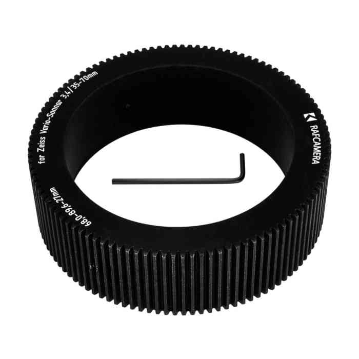 Follow Focus Gear for Zeiss Vario-Sonnar 3.4/35-70mm zoom lens (68.0-89.6-27mm)