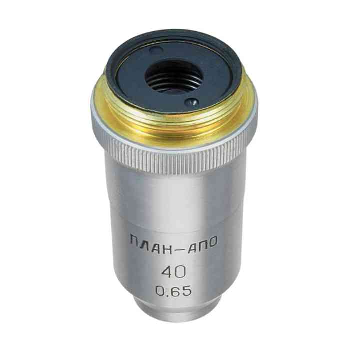 LOMO Microscope Objective - Planapochromat 40x0.65 DIN