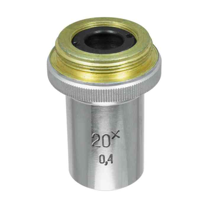 OEM Microscope Objective - Achromat 20x0.40