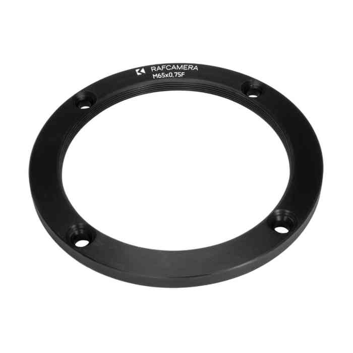 Lens board (lens flange) for with M65x0.75 female thread