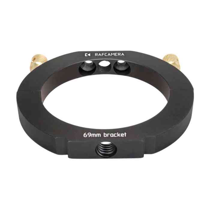 Support bracket (69mm) for Angenieux Type 10x25T2 zoom lens (f/3.2, 25-250mm)