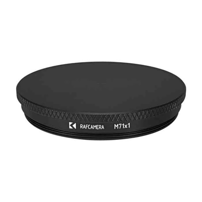 Front screw-in cap with M71x1 male thread for Photosniper lens