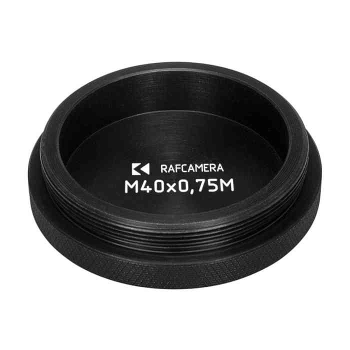 Front cap with M40x0.75 male thread for Copal No.1 shutter