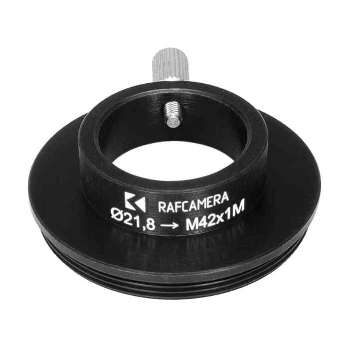 21.8mm clamp to M42x1 male thread adapter for Nikon Coolscan III (LS-30) lens
