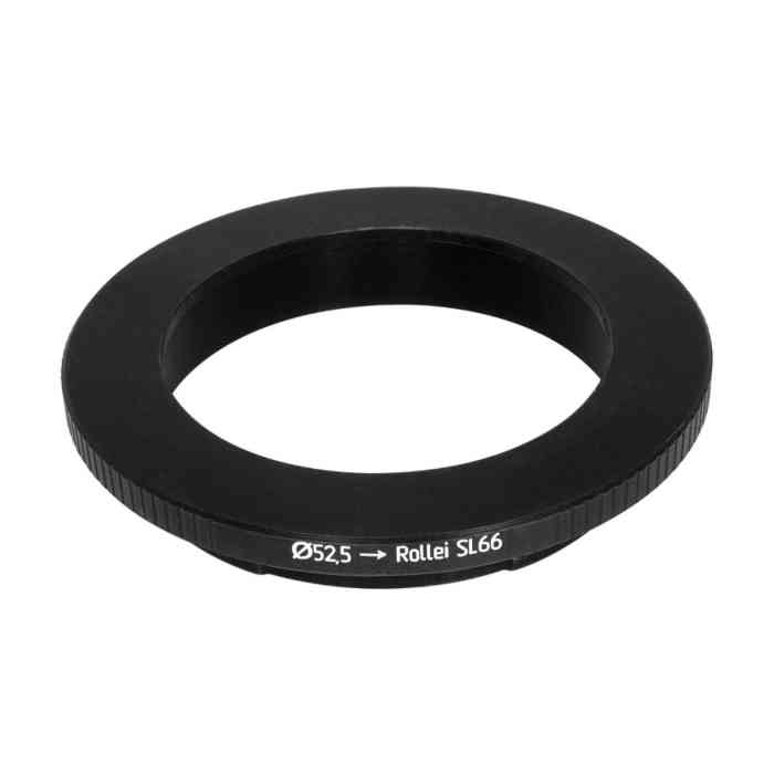 52.5mm to Rolleiflex SL66 mount adapter for Compur #2 shutters
