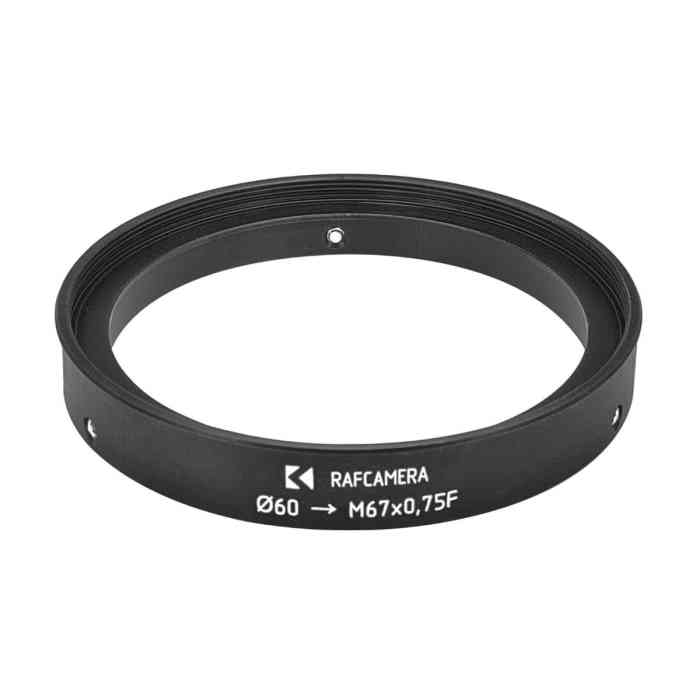 60mm Clamp to use M67x0.75 (67mm) filters on KOWA 16-D
