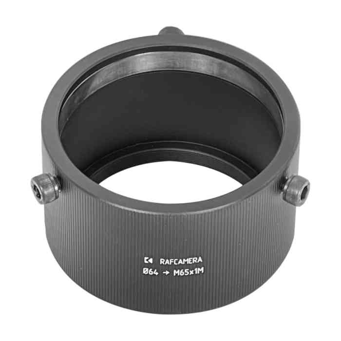 64mm clamp to M65x1 male thread adapter for Philips SK S 100mm F1.5 lens
