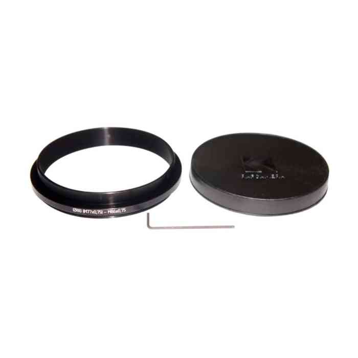 80mm matte box adapter ring for LOMO lenses with M86x0.75 filter thread