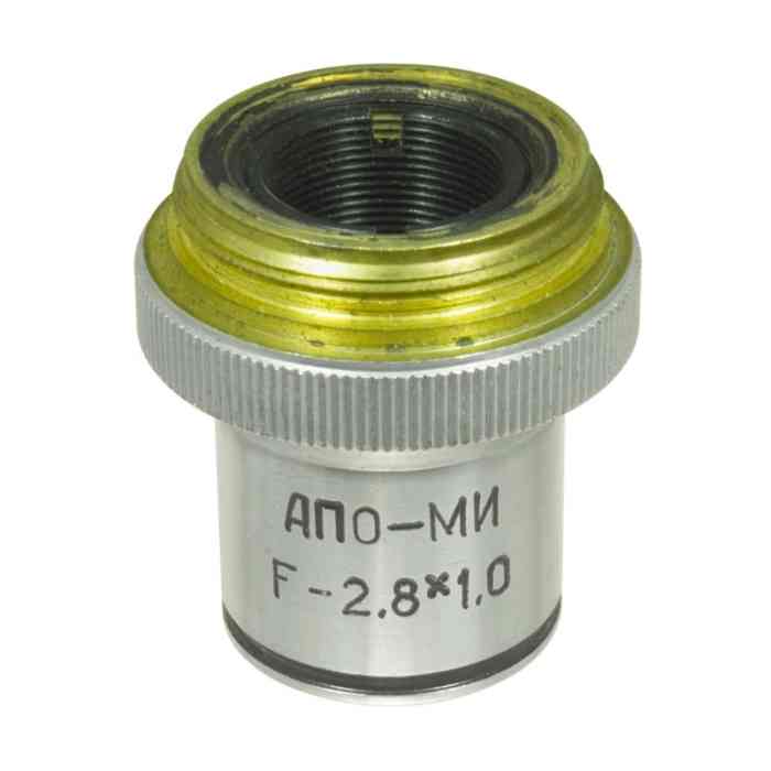LOMO Microscope Objective - APO F=2.8mm, n.a.1.0