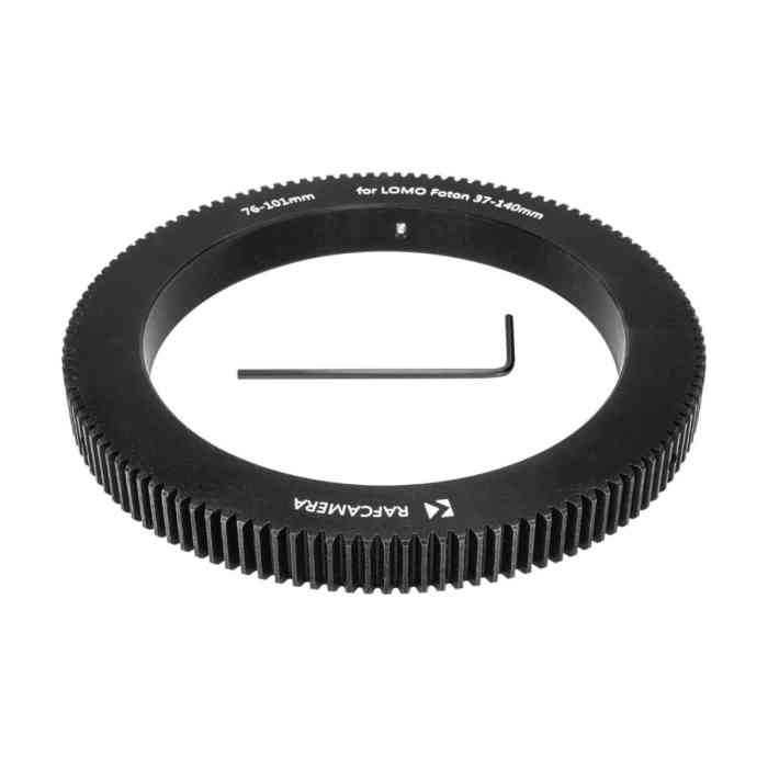 Follow Focus Gear (76-101-10mm) for LOMO Foton 37-140mm zoom lens
