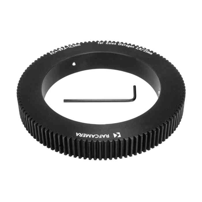 Follow Focus Gear (63.4-89.6-12.3mm) for Zeiss Distagon 2.8/25mm lens
