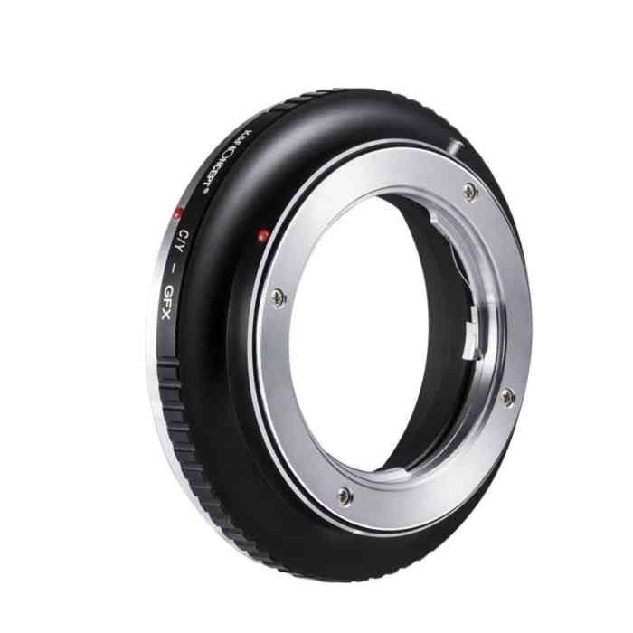 Contax/Yashica Lenses to Fuji GFX Mount Camera Adapter