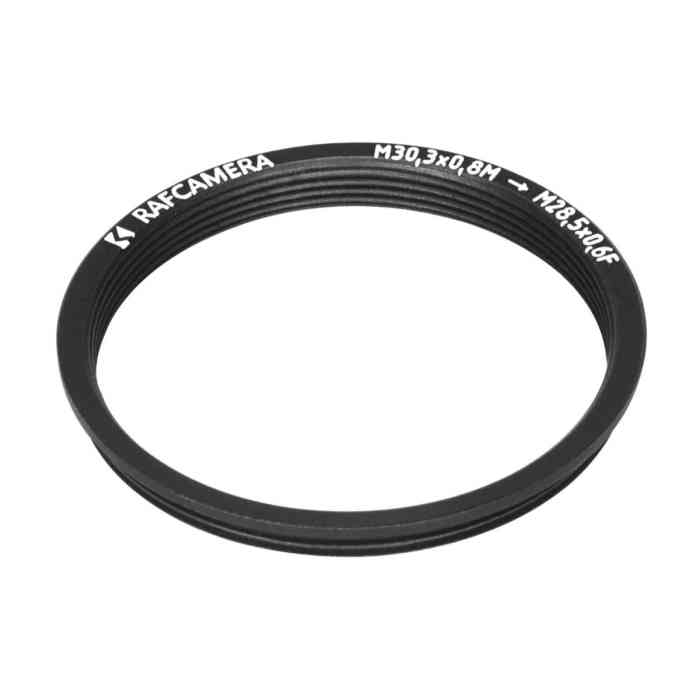 1.2″-32tpi (M30.3x0.8) to 1.25″ astro filter (M28.5x0.6) adapter for ENVIS lens