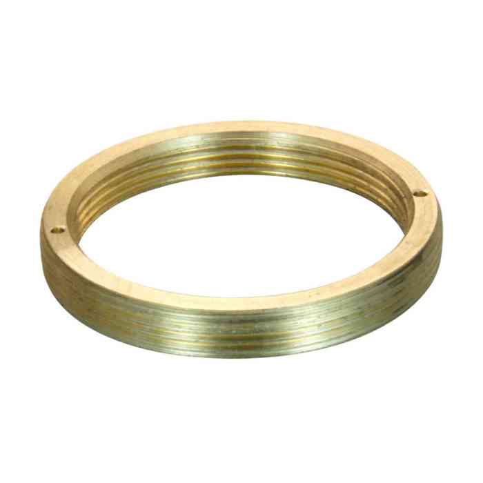 M30x0.75 male to M25x0.75 female thread adapter, flangeless, bronze, bronze