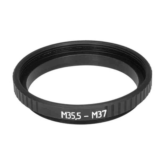 M35.5x0.5 male to M37x0.75 female adapter (step-up ring) for Kiev-16U lenses