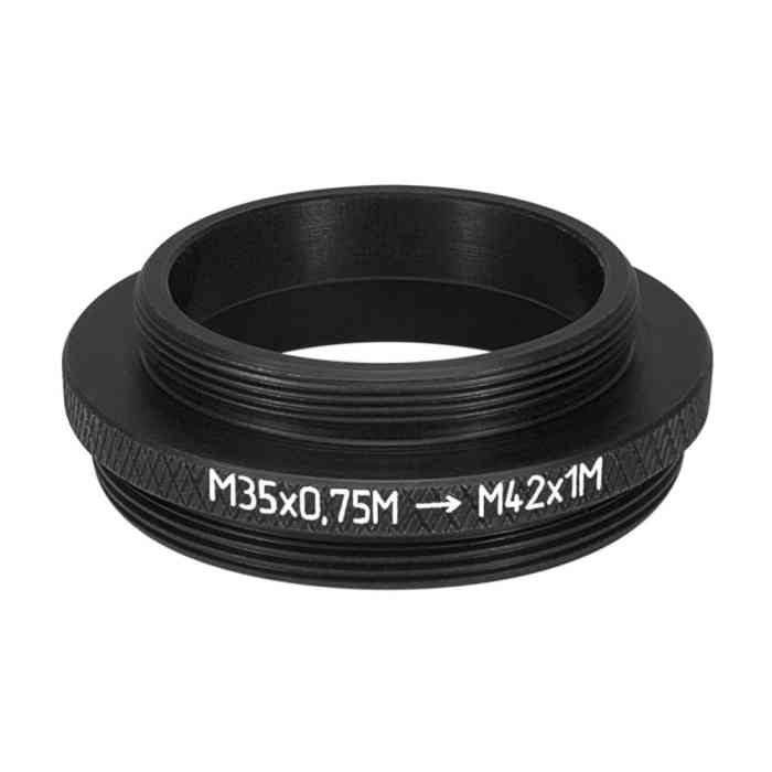 M35x0.75 male to M42x1 male thread adapter