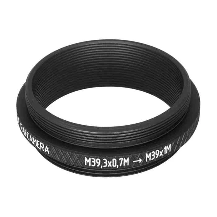 M39.3x0.7 male to M39x1 male thread adapter