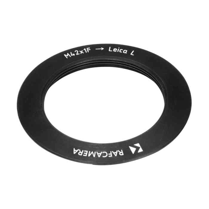 M42x1 female thread to Leica L (TL/SL) camera mount adapter for helicoids