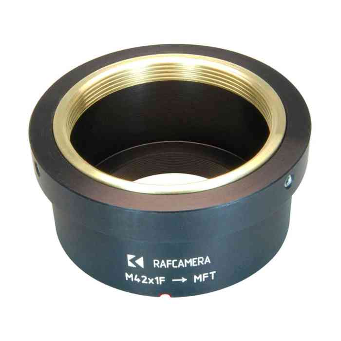 M42x1 lens to MFT (micro4/3) camera mount adapter for Meteor lens