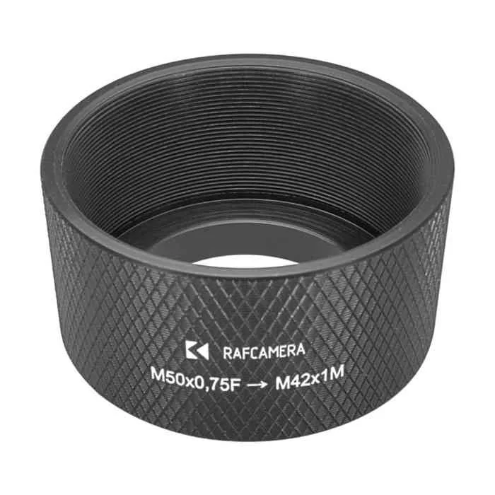 M50x0.75 female to M42x1 male long adapter for Rodenstock lenses
