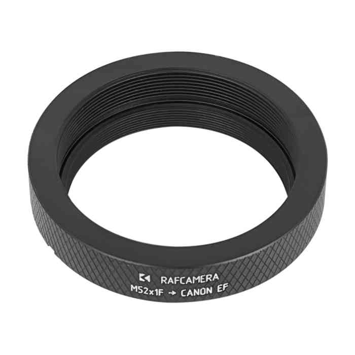 M52x1 female thread to Canon EOS (EF) camera mount adapter