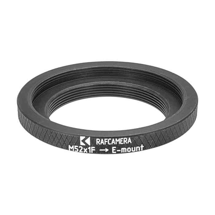 M52x1 female thread to Sony E-mount adapter for focusing helicoids