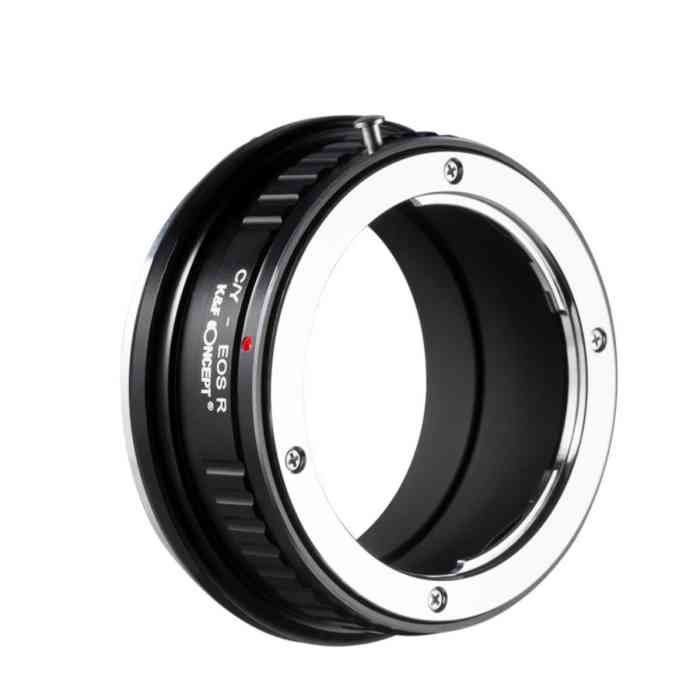 Contax Yashica Lenses to Canon EOS R Mount Camera Adapter