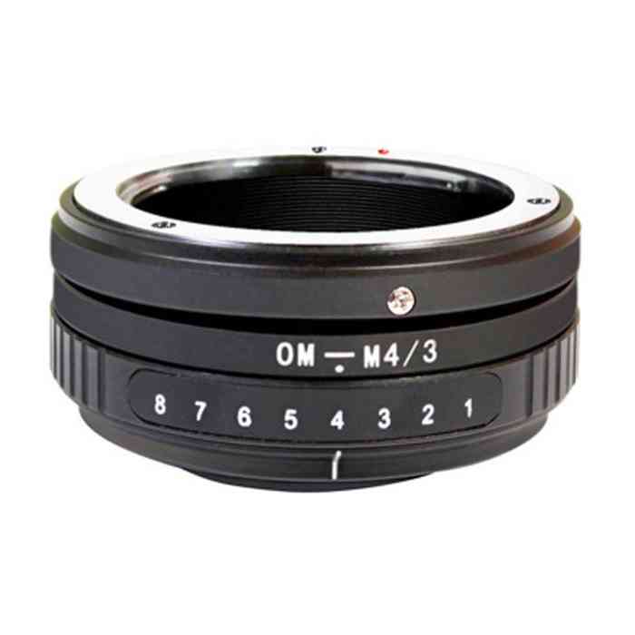 Olympus OM lens to MFT camera adapter with tilt function