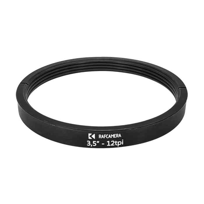3.5 inch - 12 tpi retaining ring for Dallmeyer Pentac 2.9/10 inch lens