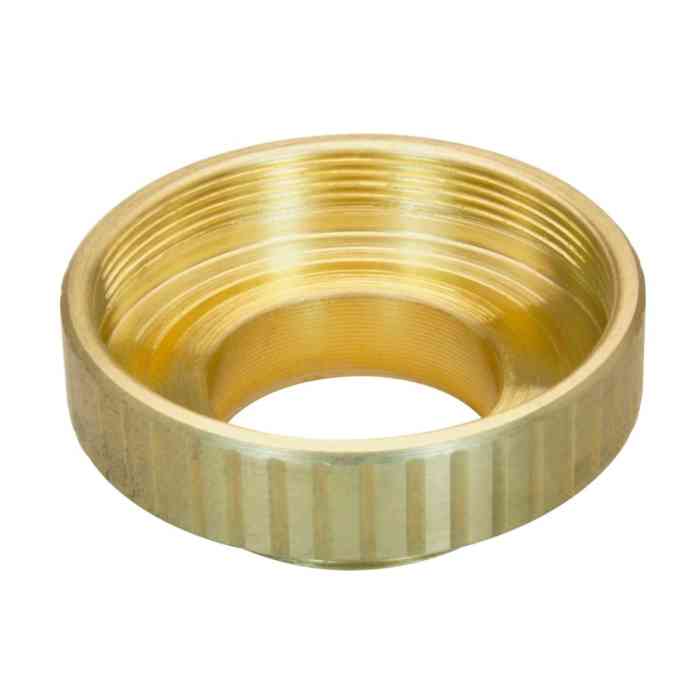 RMS male to M28x0.75 female thread adapter, bronze