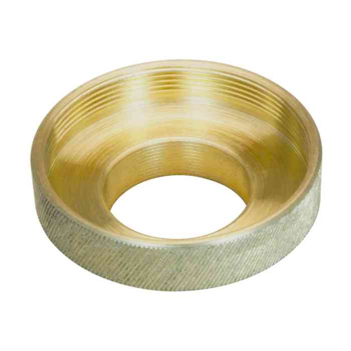 RMS male to M30x0.75 female thread adapter, bronze