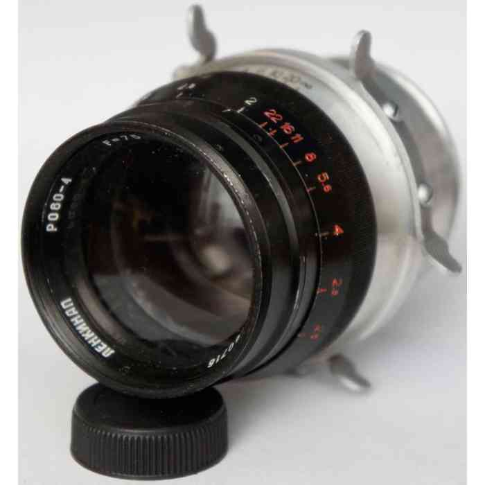 LOMO (LENKINAP) RO60-4 2/75mm lens in OCT-18 mount