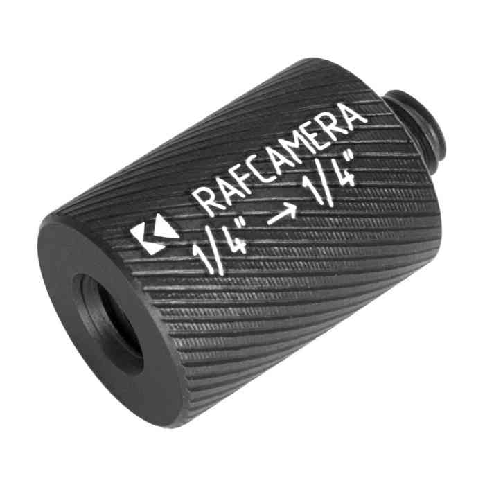 20mm extender (foot) for tripod thread (1/4" female to 1/4" male thread)