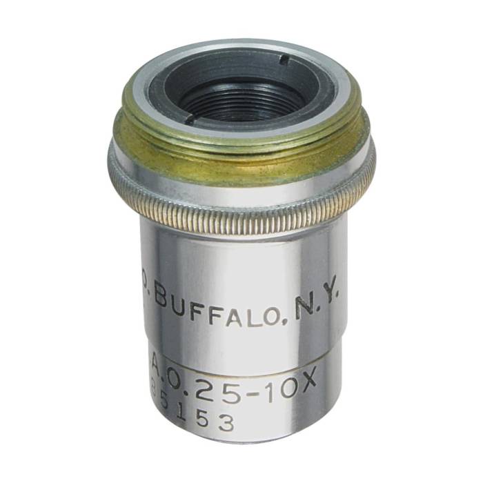 Spencer Microscope Objective - 16mm 10x0.25