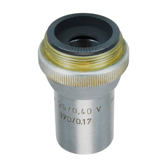 Rathenow Microscope Objective - 25x0.40