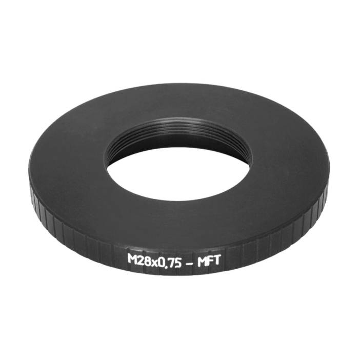 M28x0.75 female thread to MFT (micro4/3) camera mount adapter