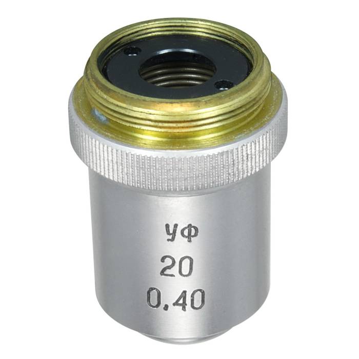 LOMO Microscope Objective - 20x0.40, Ultraviolet