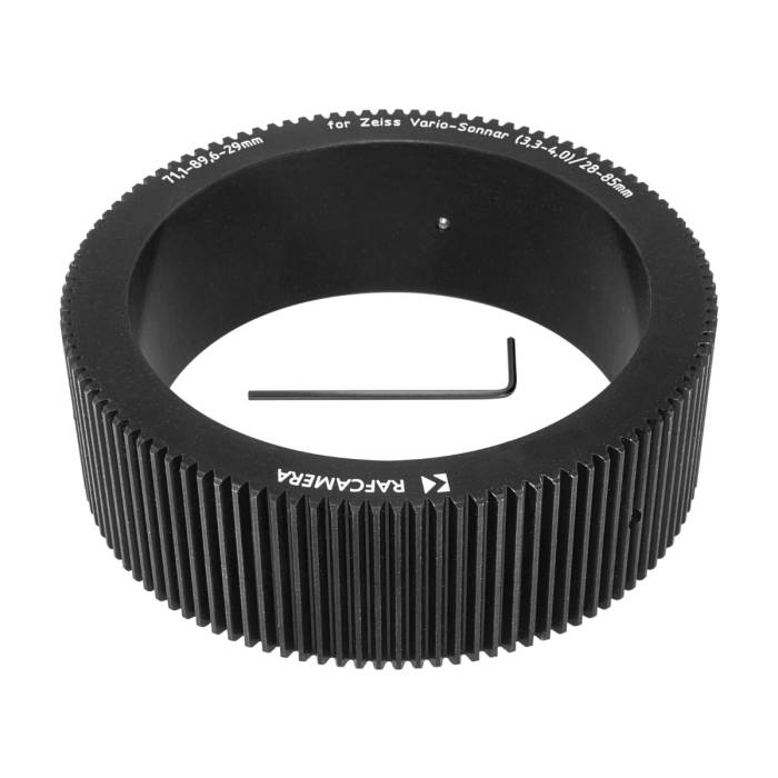 Follow Focus Gear (71.1-89.6-29mm) for Zeiss Vario-Sonnar 28-85mm zoom lens