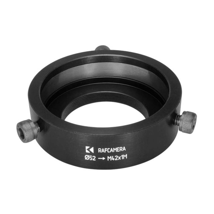52mm clamp to M42x1 male thread adapter