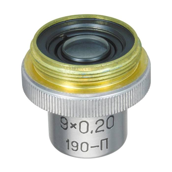 LOMO Microscope Objective - Achromat 9x0.20, Polarization