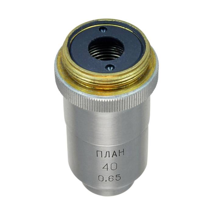 LOMO Microscope Objective - Planachromat 40x0.65 (Polarized)