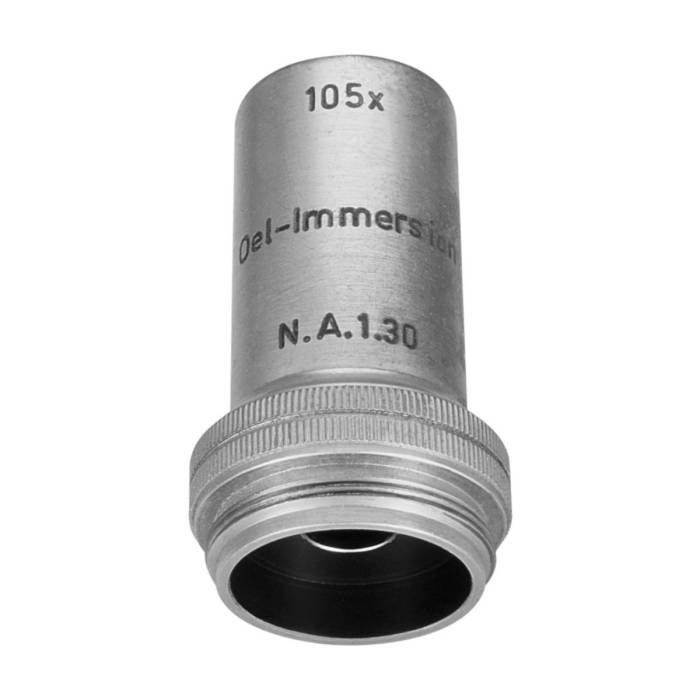 Unknown microscope objective - 105x n.a. 1.30 Oil Immersion