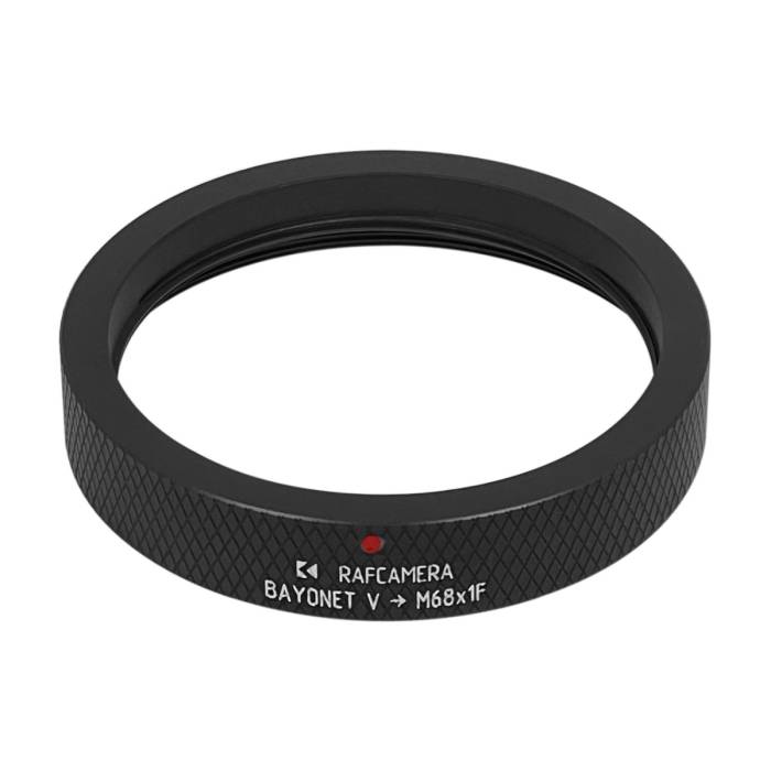 Bayonet V (Kiev-88, Salyut-S, Hasselblad 1000F) lens to Pentacon Six camera adapter